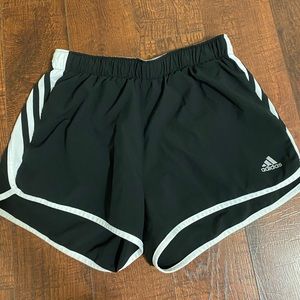 Adidas black athletic shorts